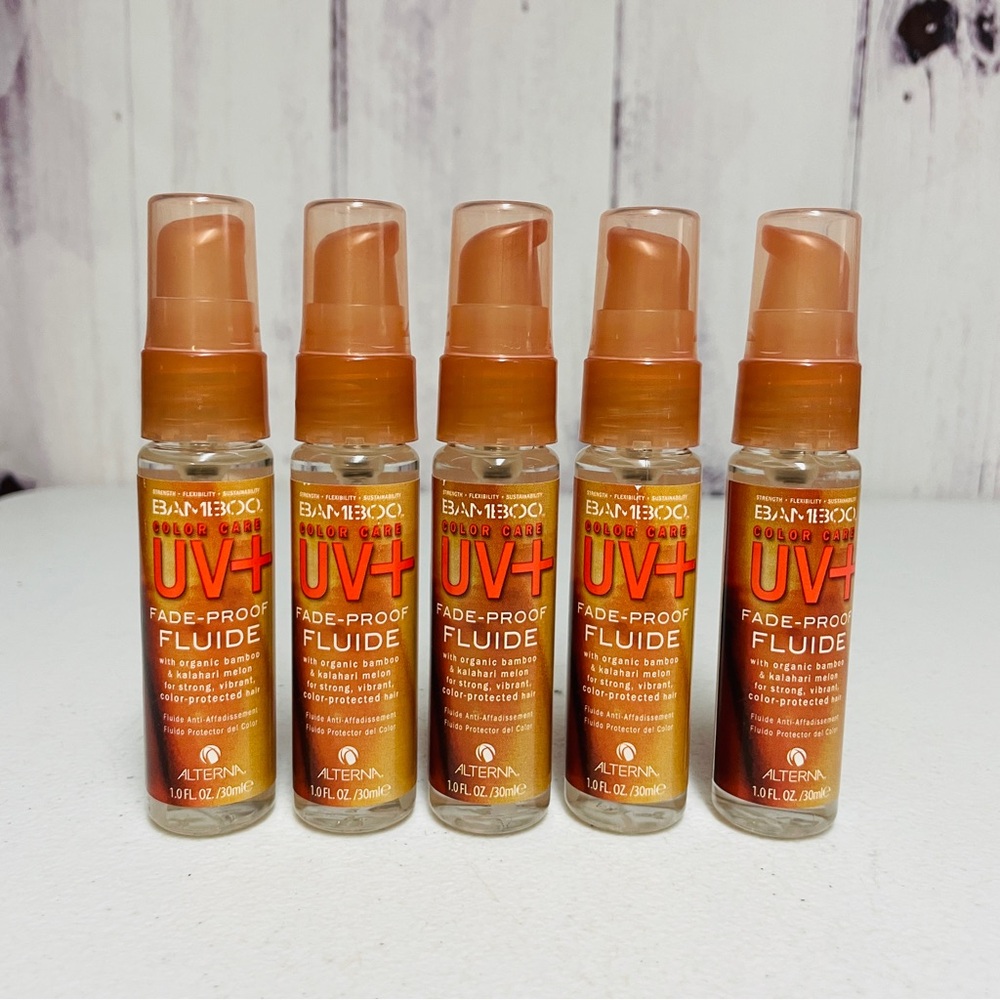 5 Alterna Bamboo Color Care UV+ Fade Proof FLUIDE Lot (1.0oz ea)